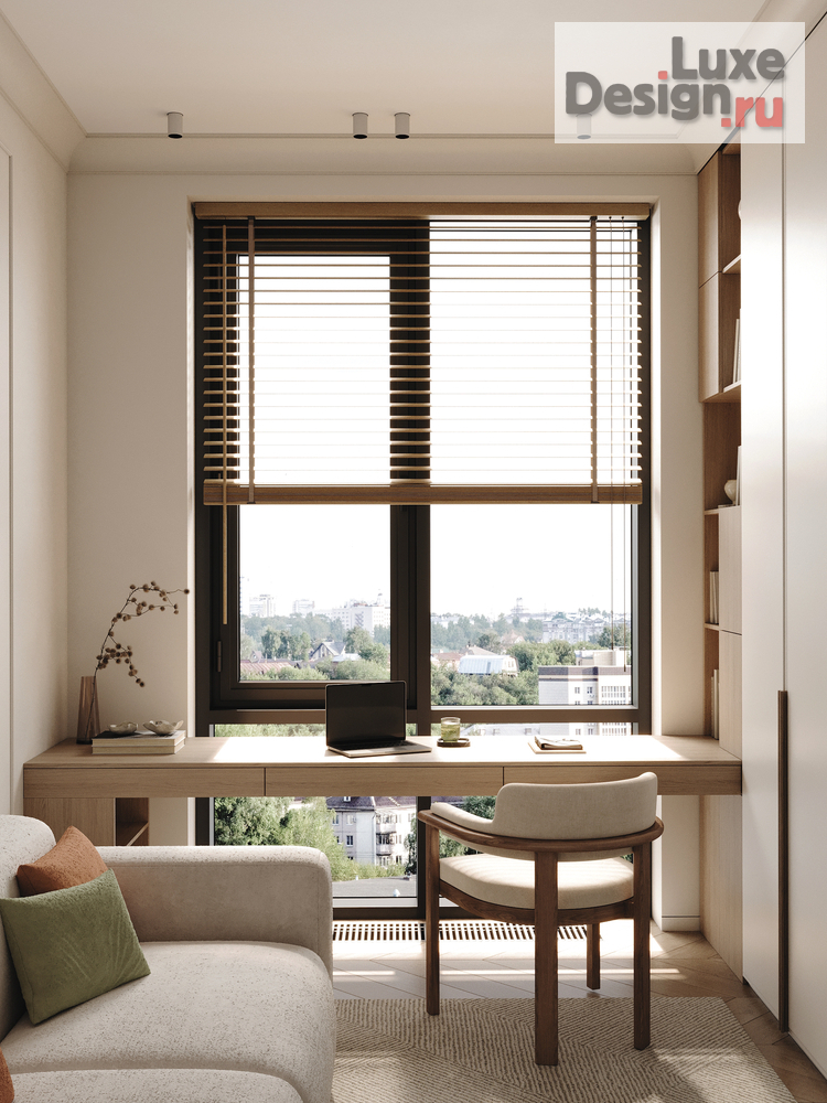 Дизайн интерьера трехкомнатной квартиры "ИНТЕРЬЕР КВАРТИРЫ В ЖК iLOVE 85 КВ.М" (фото 8)