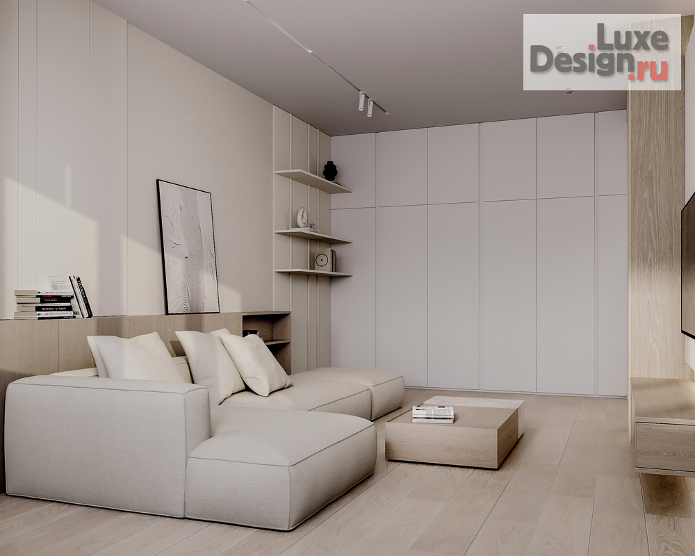 Дизайн интерьера четырехкомнатной квартиры "КВАРТИРА НА ПРОСПЕКТЕ ВЕРНАДСКОГО 103 КВ.М" (фото 5)