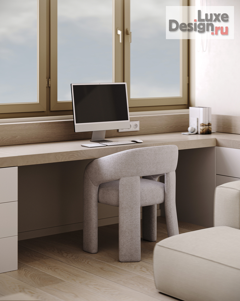 Дизайн интерьера четырехкомнатной квартиры "КВАРТИРА НА ПРОСПЕКТЕ ВЕРНАДСКОГО 103 КВ.М" (фото 6)