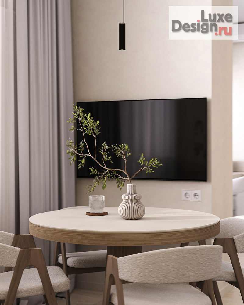 Дизайн интерьера четырехкомнатной квартиры "КВАРТИРА НА ПРОСПЕКТЕ ВЕРНАДСКОГО 103 КВ.М" (фото 8)