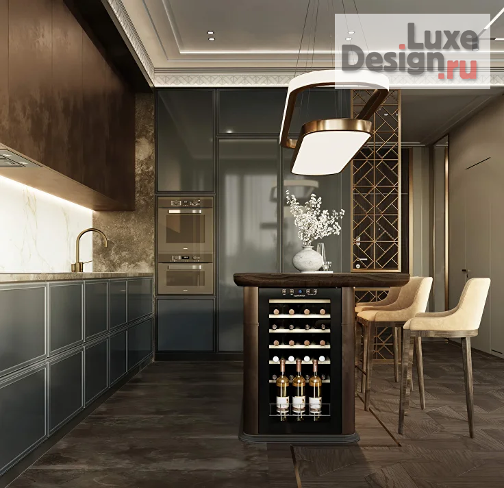 Дизайн интерьера трехкомнатной квартиры "ЖК Сити - Парк Москва" (фото 5)