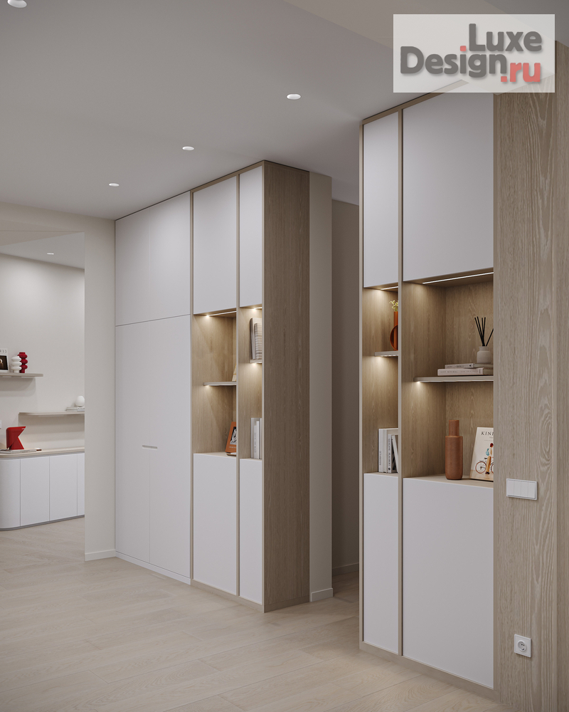 Дизайн интерьера четырехкомнатной квартиры "КВАРТИРА НА ПРОСПЕКТЕ ВЕРНАДСКОГО 103 КВ.М" (фото 15)