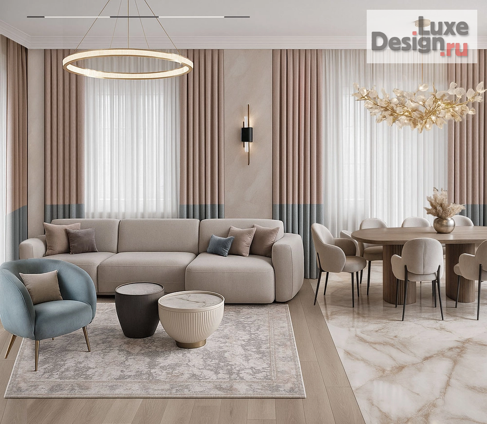 Дизайн интерьера частного дома "Дом "Голубая мечта"" (фото 1)