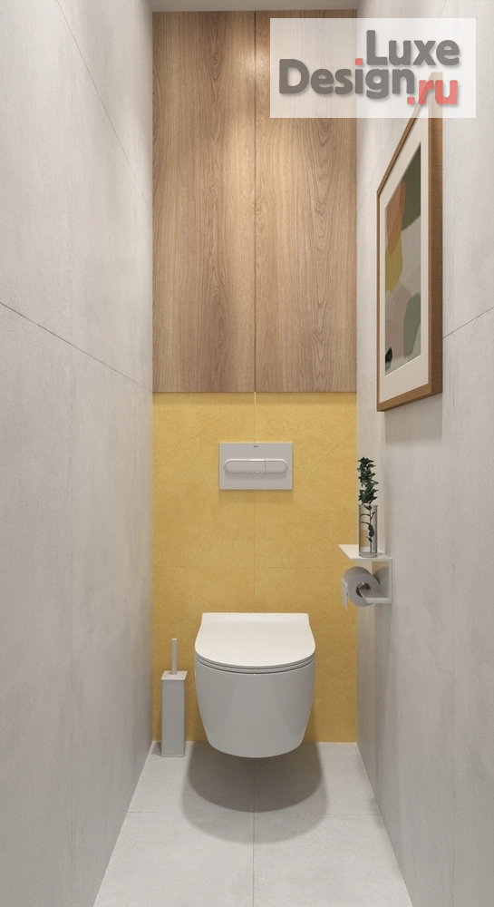 Дизайн интерьера двухкомнатной квартиры "Светлый интерьер для спокойной жизни вдвоём" (фото 7)