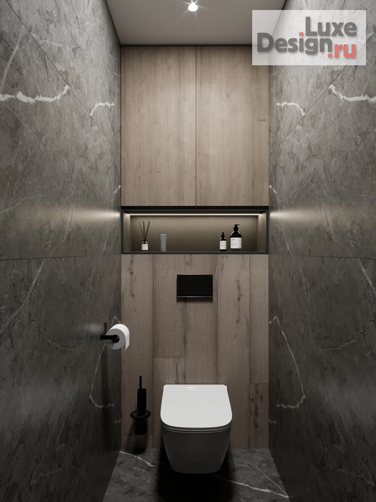 Дизайн интерьера однокомнатной квартиры "Современный минимализм с лёгким лофтом" (фото 15)