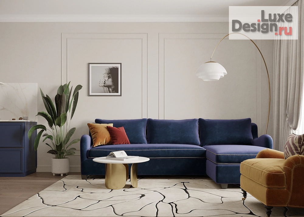 Дизайн интерьера двухкомнатной квартиры "Flora_Fauna " (фото 2)