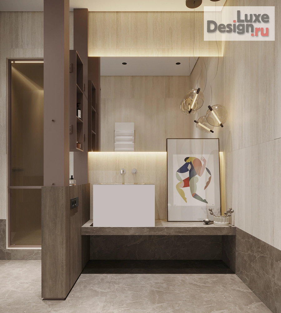 Дизайн интерьера пентхауса "Green Hill лофт пространство 1 этаж" (фото 8)