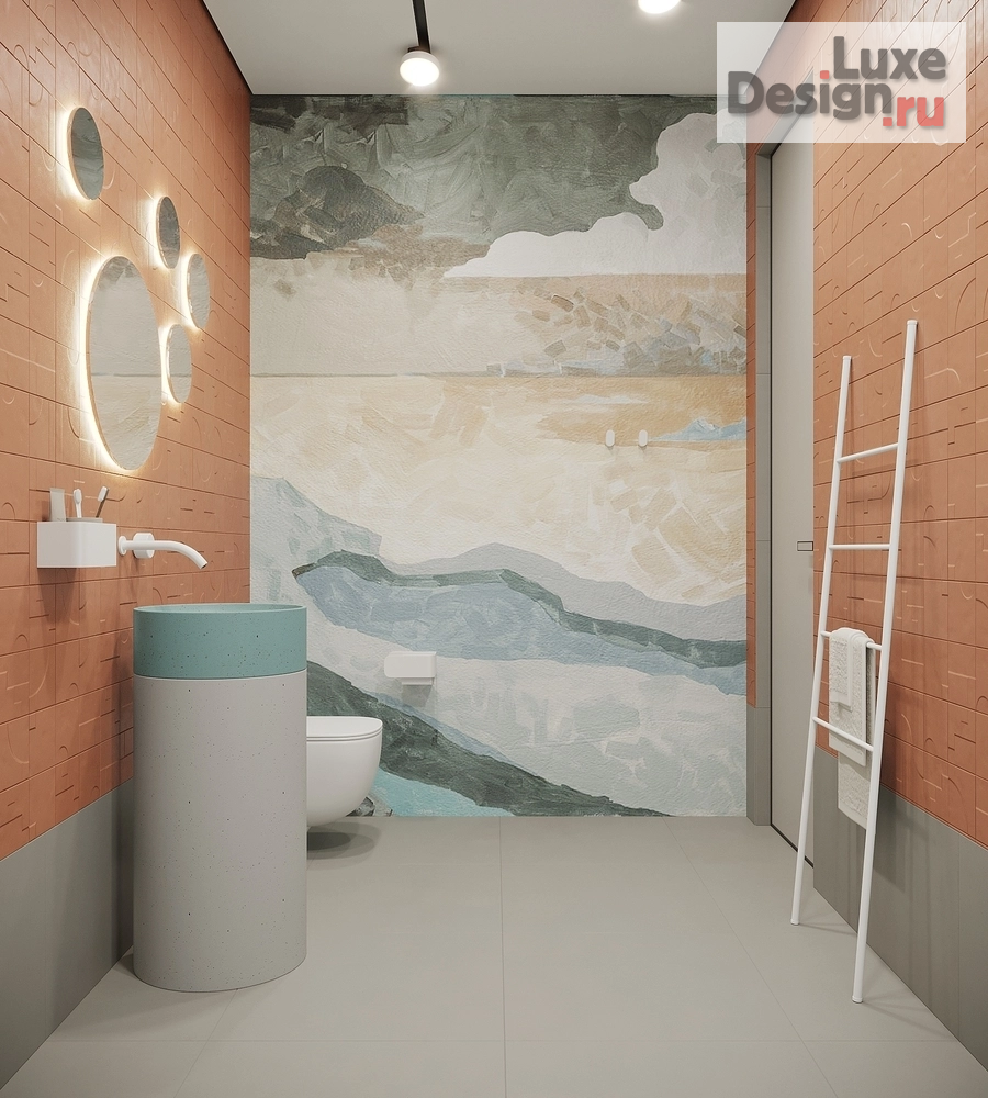 Дизайн интерьера апартаментов "Green Hill лофт пространство 2 этаж" (фото 8)