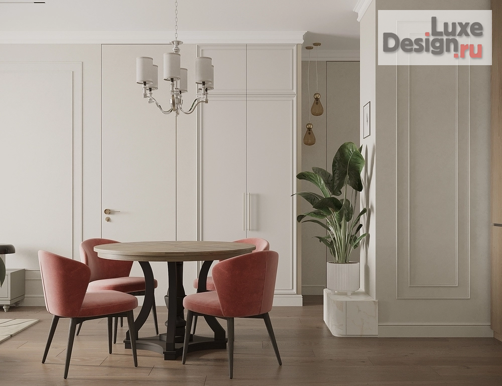 Дизайн интерьера двухкомнатной квартиры "Flora_Fauna " (фото 3)