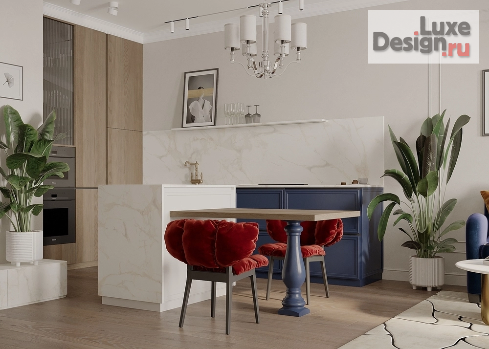 Дизайн интерьера двухкомнатной квартиры "Flora_Fauna " (фото 1)