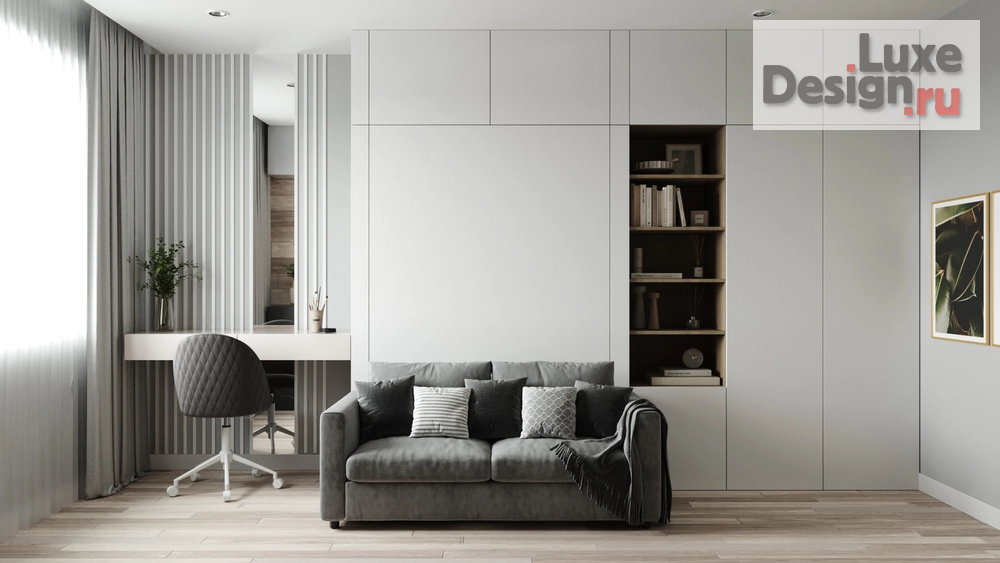 Дизайн интерьера трехкомнатной квартиры "Дизайн проект квартиры в г. Зеленоград" (фото 9) от дизайнера Михновец Анна Владимировна Дизайн интерьера трехкомнатной квартиры "Дизайн проект квартиры в г. Зеленоград" (фото 9)