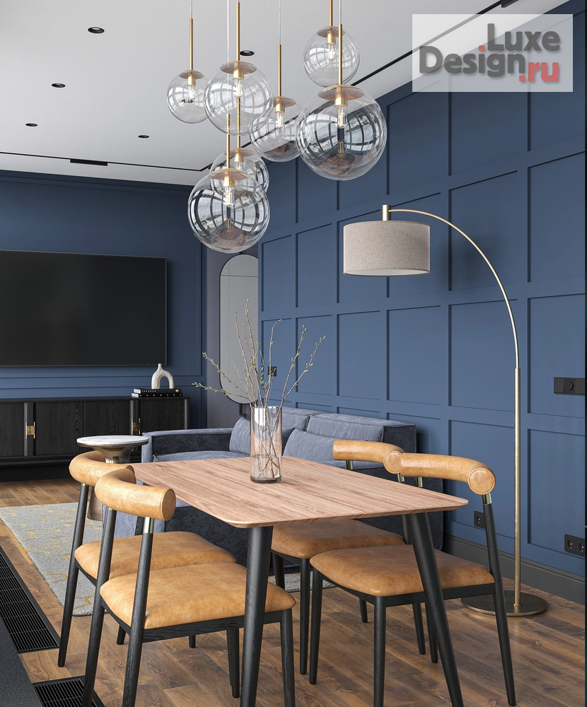 Дизайн интерьера трехкомнатной квартиры "ЖК «ЭТАЛОН НА НЕВЕ», САНКТ-ПЕТЕРБУРГ" (фото 2)