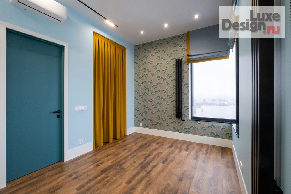 Дизайн интерьера двухкомнатной квартиры "ЖК LEVEL СТРЕШНЕВО, Москва "Апартаменты с потрясающим видом на пойму реки и лесопарк"" (фото 6)