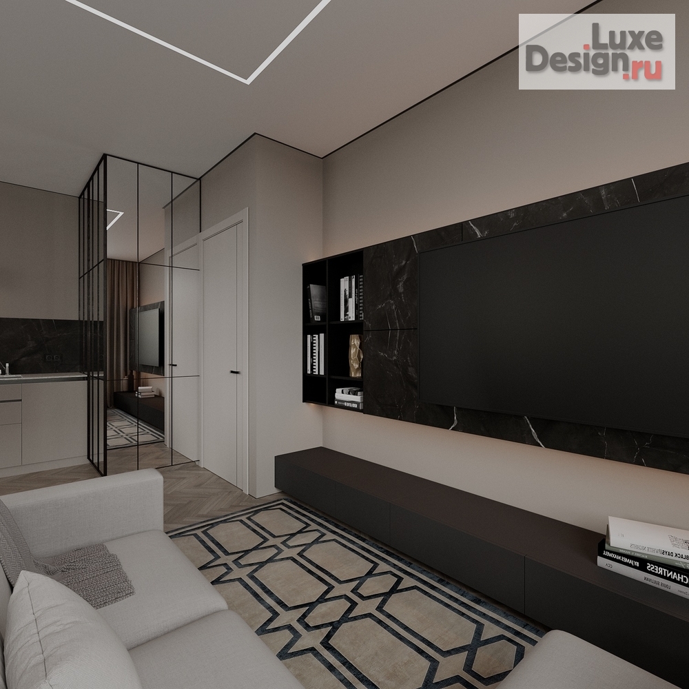 Дизайн интерьера квартиры "Кухня-гостиная " (фото 1)