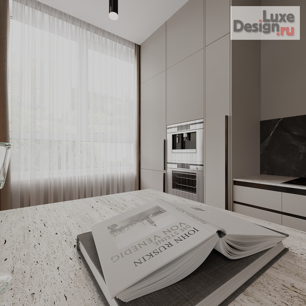 Дизайн интерьера квартиры "Кухня-гостиная " (фото 12)