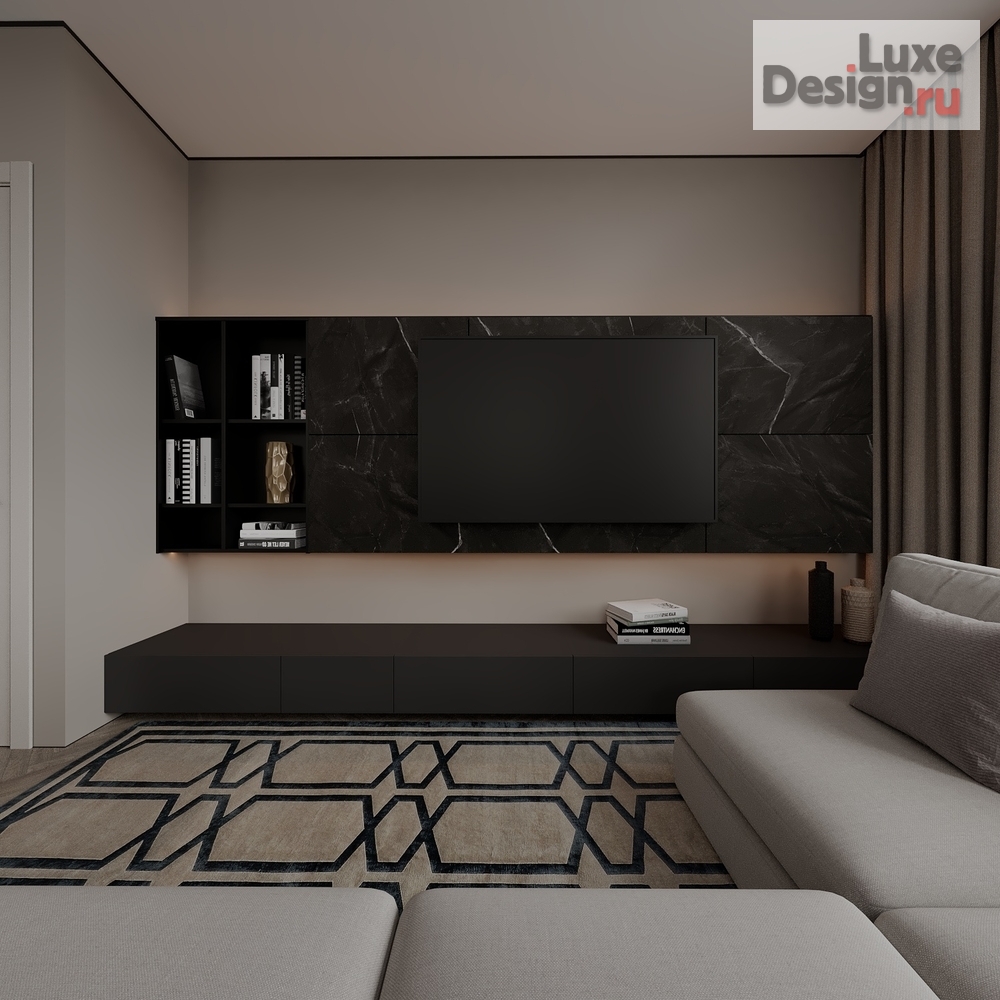 Дизайн интерьера квартиры "Кухня-гостиная " (фото 3)