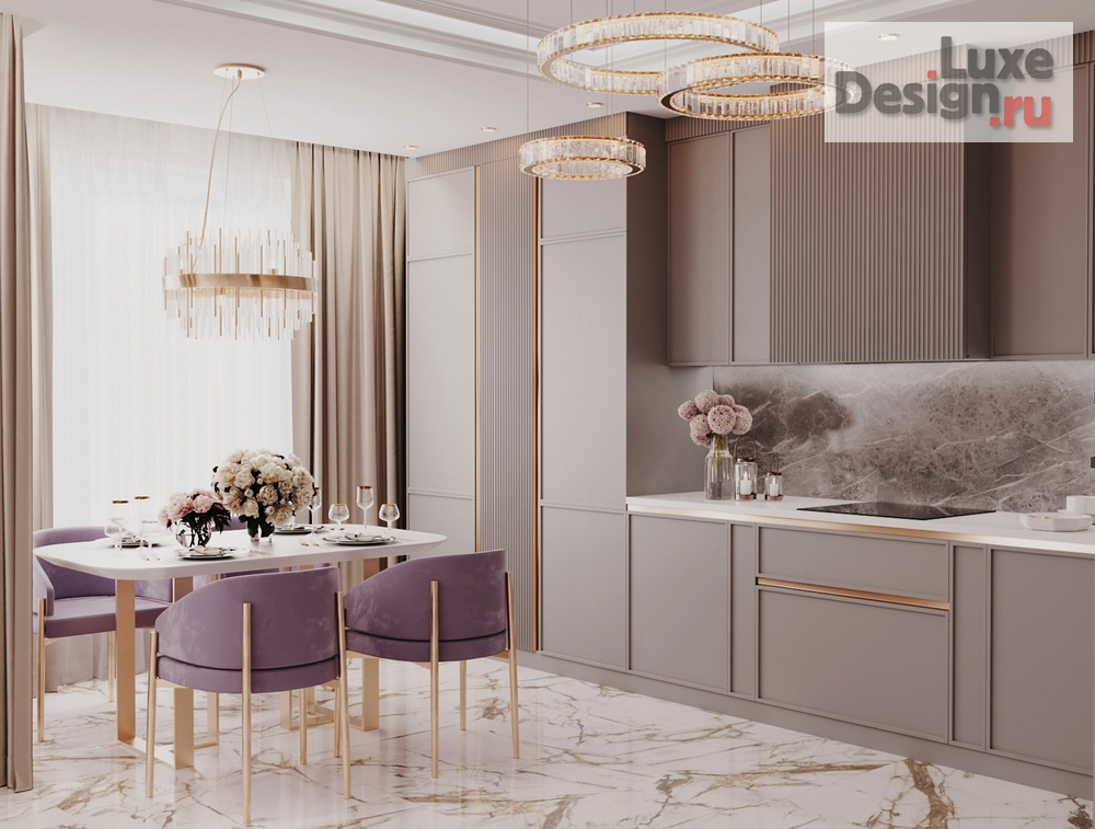 Дизайн интерьера квартиры "Квартира 125 м2 в Неоклассике" (фото 1) от дизайнера Фрайдис Дарья Вячеславовна Дизайн интерьера квартиры "Квартира 125 м2 в Неоклассике" (фото 1)