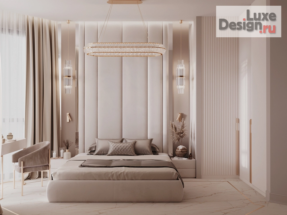 Дизайн интерьера квартиры "Квартира в Неоклассике в ЖК Fullhouse" (фото 5) от дизайнера Фрайдис Дарья Вячеславовна Дизайн интерьера квартиры "Квартира в Неоклассике в ЖК Fullhouse" (фото 5)