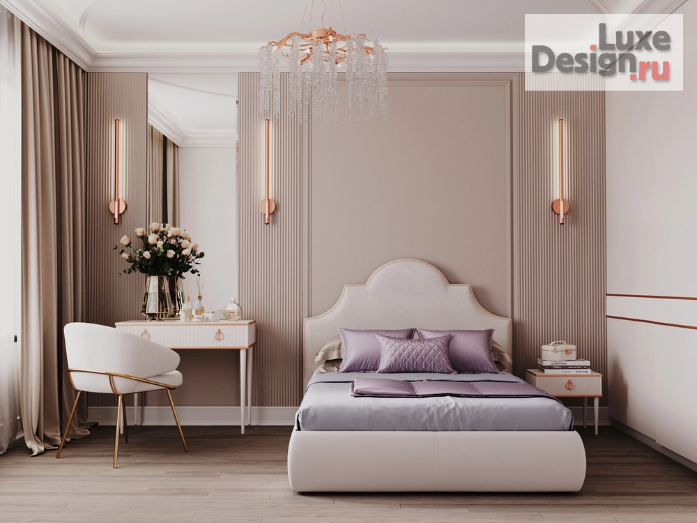 Дизайн интерьера квартиры "Квартира 125 м2 в Неоклассике" (фото 7) от дизайнера Фрайдис Дарья Вячеславовна Дизайн интерьера квартиры "Квартира 125 м2 в Неоклассике" (фото 7)