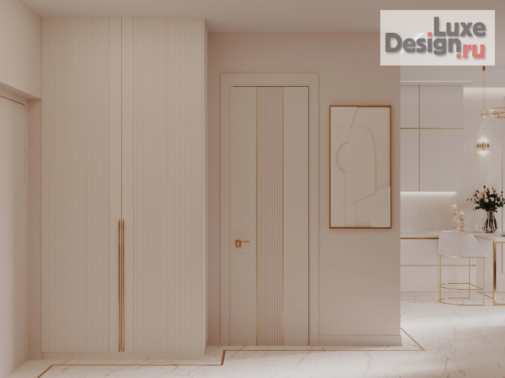 Дизайн интерьера квартиры "Квартира в Неоклассике в ЖК Fullhouse" (фото 9) от дизайнера Фрайдис Дарья Вячеславовна Дизайн интерьера квартиры "Квартира в Неоклассике в ЖК Fullhouse" (фото 9)