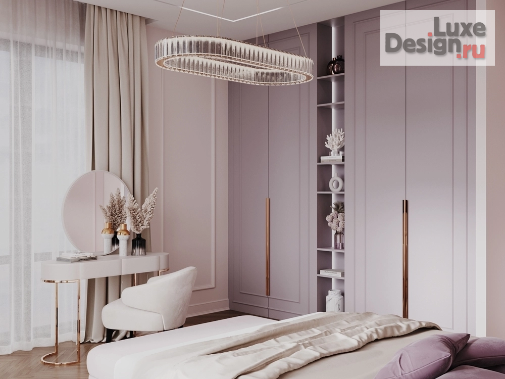 Дизайн интерьера трехкомнатной квартиры "Квартира 78 м2 в неоклассике в ЖК Ilove" (фото 11)