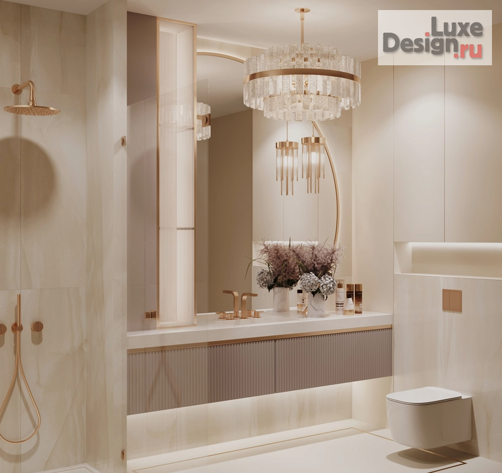 Дизайн интерьера квартиры "Квартира в Неоклассике в ЖК Fullhouse" (фото 12) от дизайнера Фрайдис Дарья Вячеславовна Дизайн интерьера квартиры "Квартира в Неоклассике в ЖК Fullhouse" (фото 12)