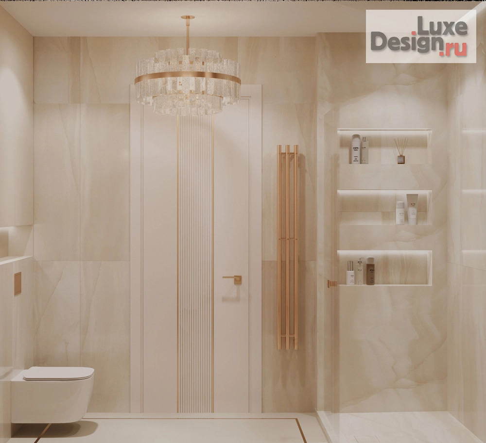 Дизайн интерьера квартиры "Квартира в Неоклассике в ЖК Fullhouse" (фото 13) от дизайнера Фрайдис Дарья Вячеславовна Дизайн интерьера квартиры "Квартира в Неоклассике в ЖК Fullhouse" (фото 13)