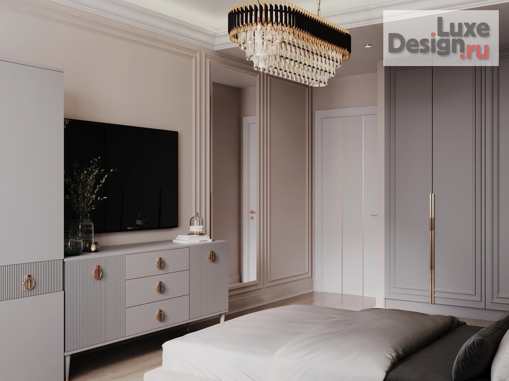 Дизайн интерьера квартиры "Квартира 125 м2 в Неоклассике" (фото 13) от дизайнера Фрайдис Дарья Вячеславовна Дизайн интерьера квартиры "Квартира 125 м2 в Неоклассике" (фото 13)