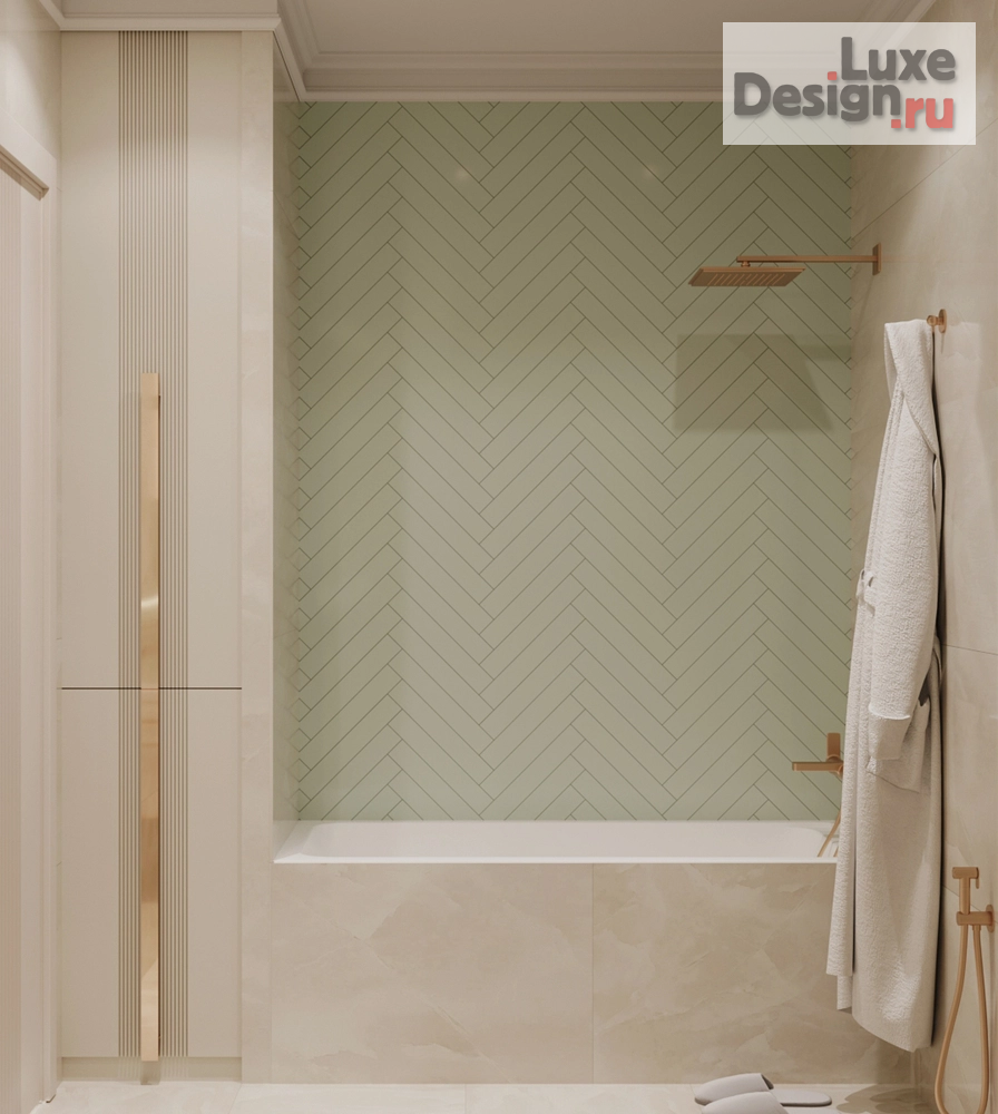 Дизайн интерьера трехкомнатной квартиры "Квартира 78 м2 в неоклассике в ЖК Ilove" (фото 20)