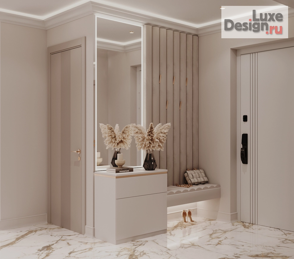 Дизайн интерьера квартиры "Квартира 125 м2 в Неоклассике" (фото 19) от дизайнера Фрайдис Дарья Вячеславовна Дизайн интерьера квартиры "Квартира 125 м2 в Неоклассике" (фото 19)