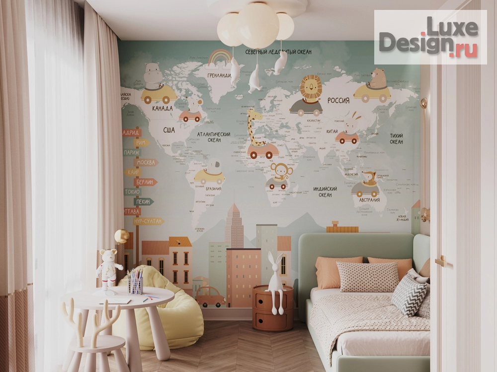 Дизайн интерьера трехкомнатной квартиры "Квартира 78 м2 в неоклассике в ЖК Ilove" (фото 6)