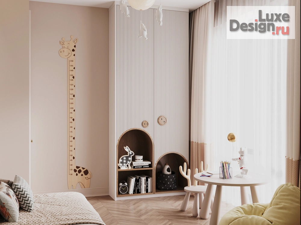 Дизайн интерьера трехкомнатной квартиры "Квартира 78 м2 в неоклассике в ЖК Ilove" (фото 8)