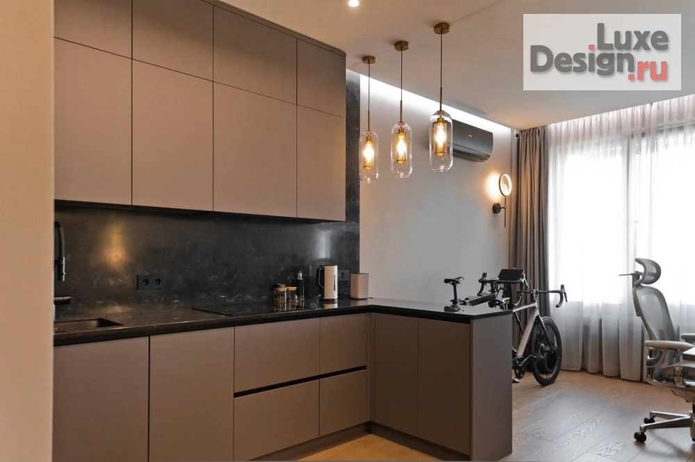 Дизайн интерьера однокомнатной квартиры "Квартира для мужчины в ЖК Level Нагатинская" (фото 6)