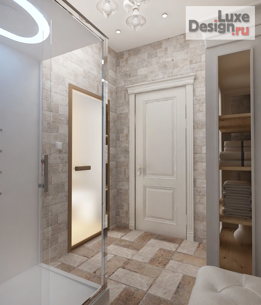 Дизайн интерьера коттеджа "Подмосковное кантри" (фото 9)