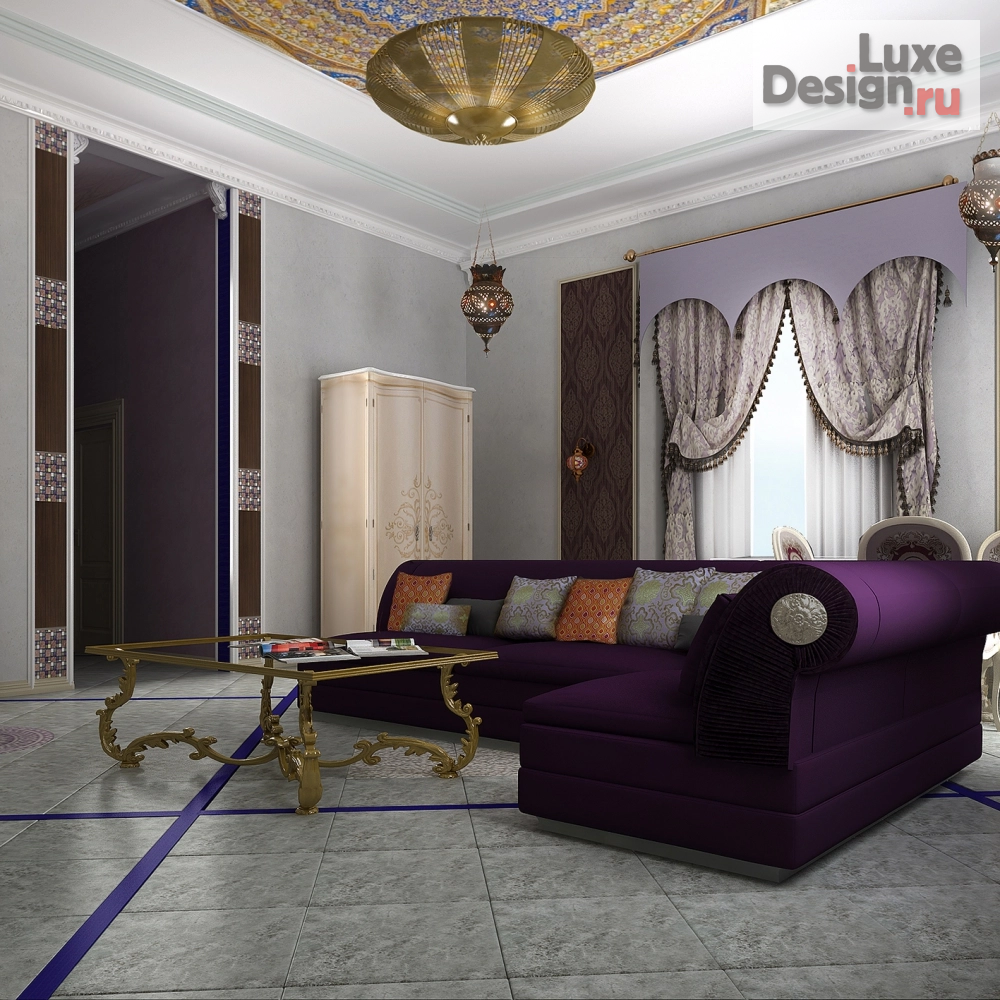 Дизайн интерьера загородного дома "Вёшки стайл " (фото 18)