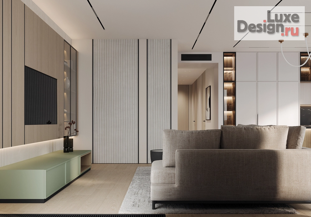 Дизайн интерьера трехкомнатной квартиры "ЖК Wellton Towers, г. Москва" (фото 8)