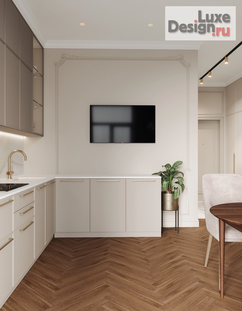 Дизайн интерьера двухкомнатной квартиры "ЖК ID Park Pobedy, 54 м" (фото 11)