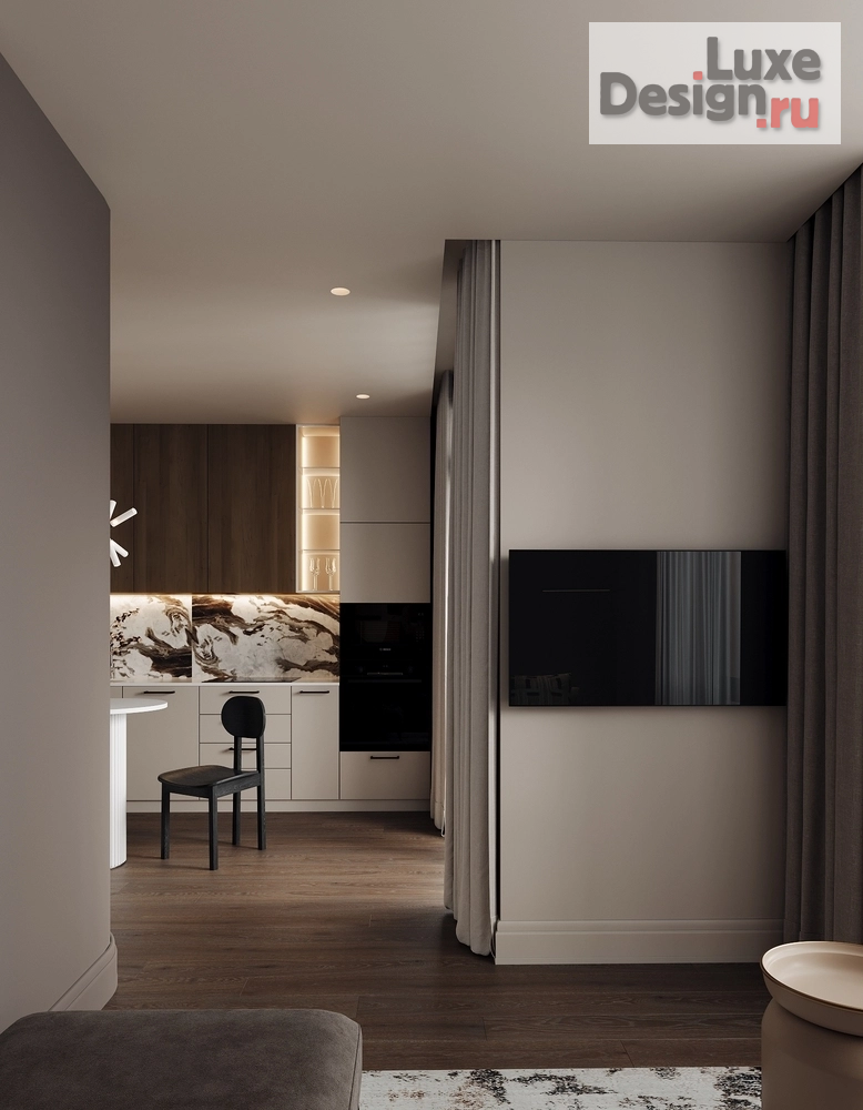 Дизайн интерьера однокомнатной квартиры "Квартира под продажу в ЖК ЦДС "Черная Речка" " (фото 20)
