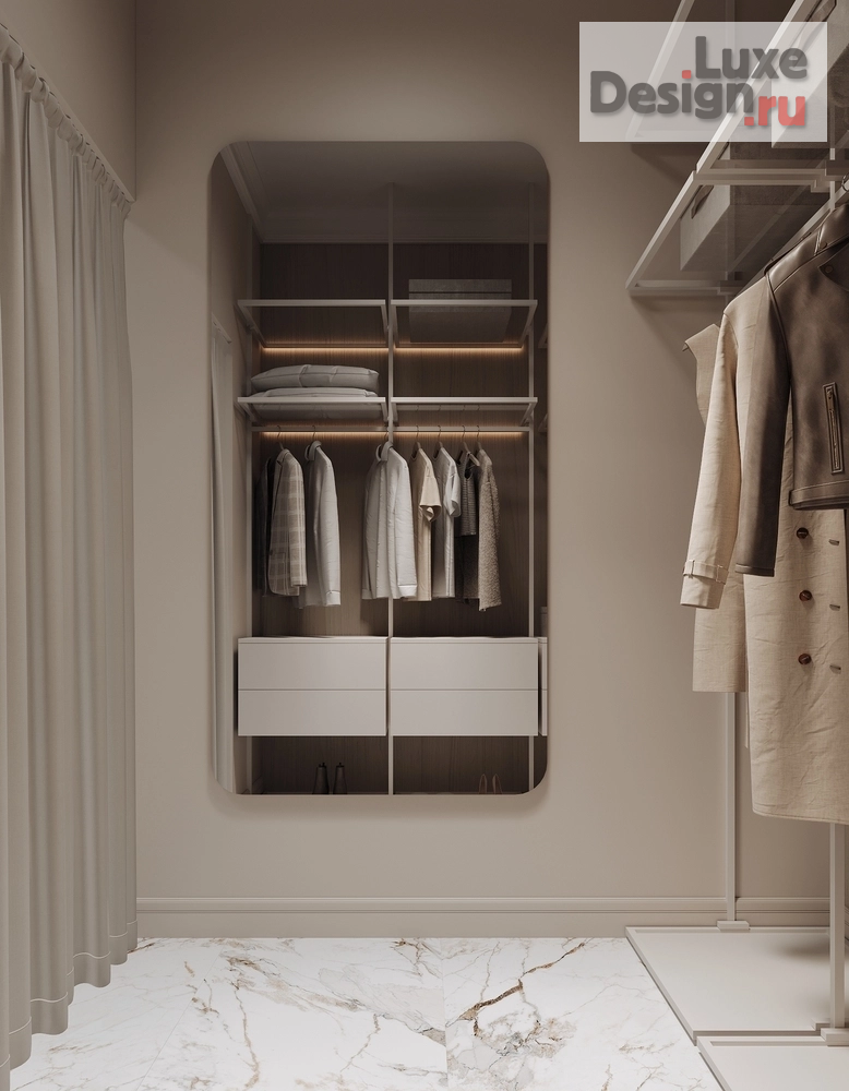 Дизайн интерьера однокомнатной квартиры "Квартира в ЖК WOW, г. Москва " (фото 10)