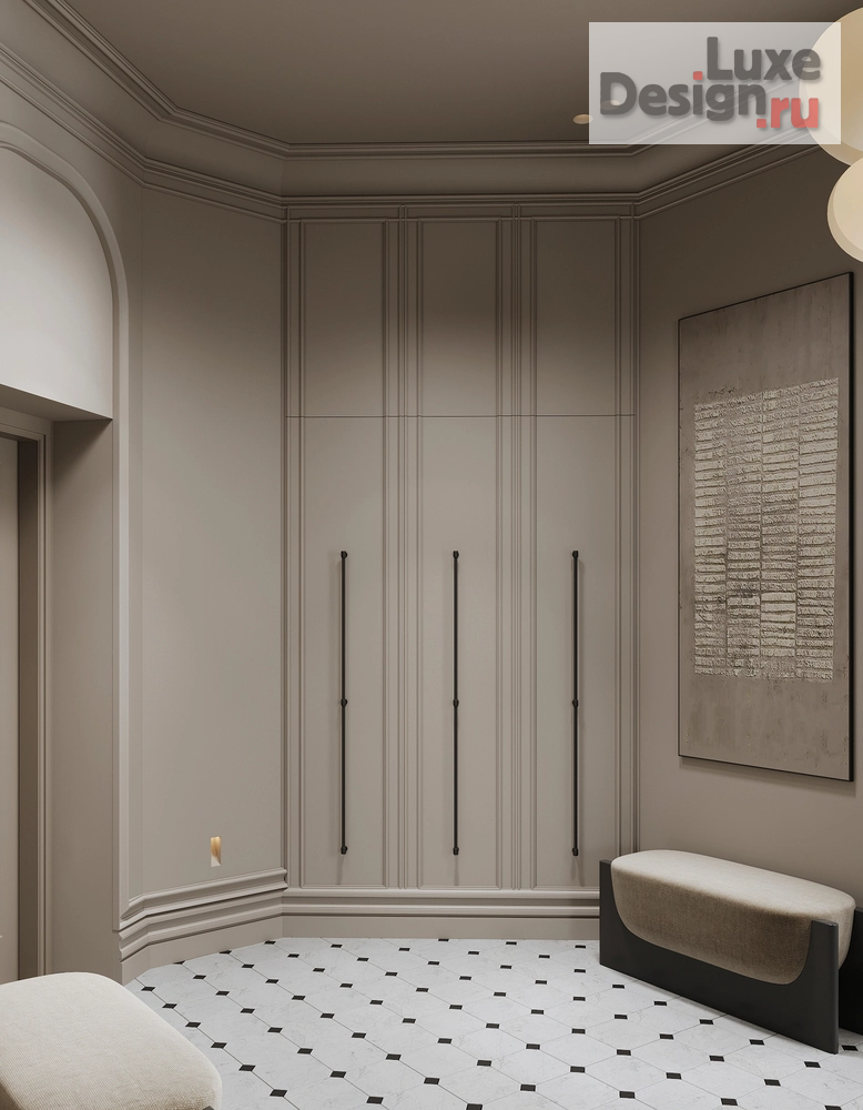 Дизайн интерьера трехкомнатной квартиры "Квартира с старом фонде в Петербурге " (фото 13)