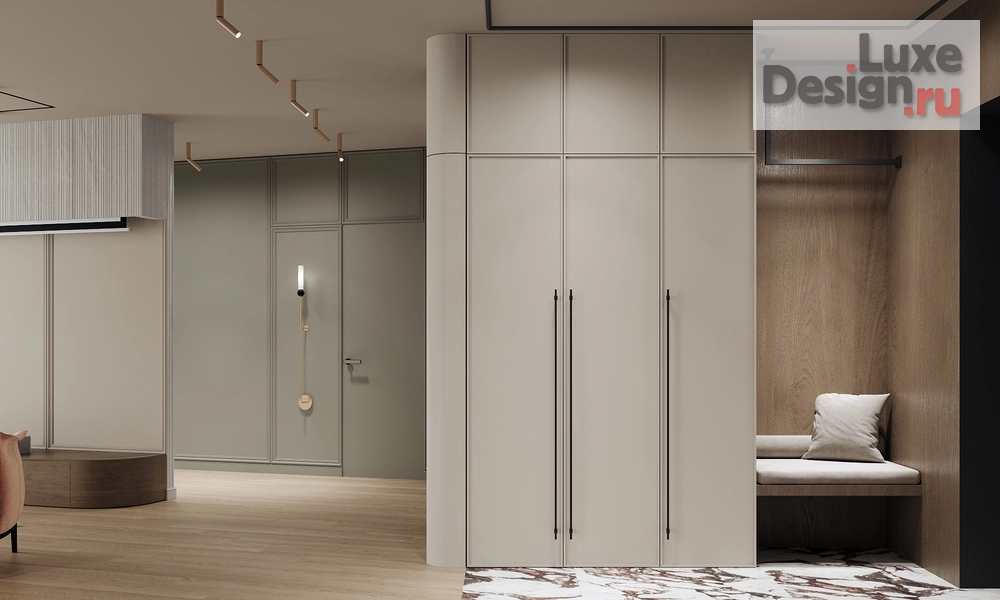 Дизайн интерьера трехкомнатной квартиры "ЖК Приморский Квартал, г. Санкт-Петербург" (фото 12)