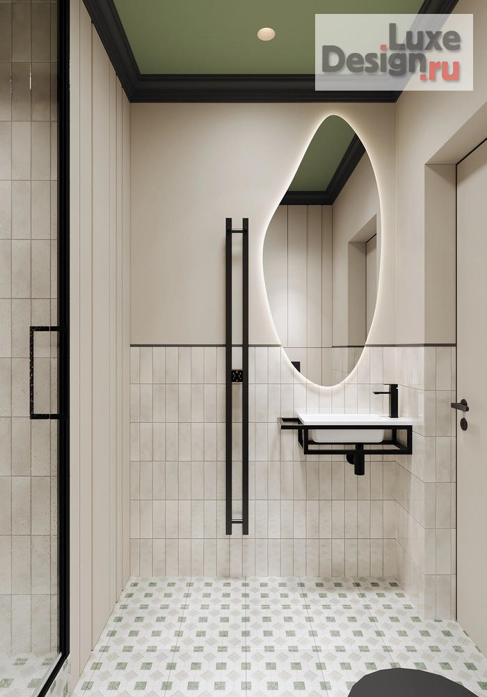 Дизайн интерьера трехкомнатной квартиры "ЖК Приморский Квартал, г. Санкт-Петербург" (фото 35)