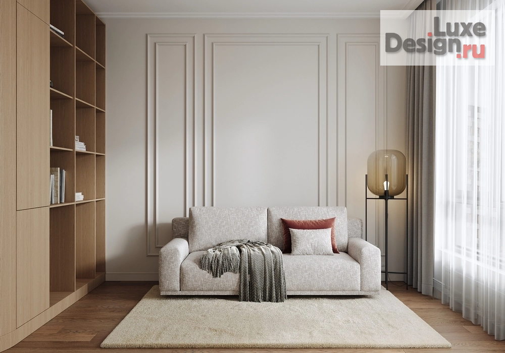 Дизайн интерьера двухкомнатной квартиры "Квартира в ЖК WOW, г. Москва " (фото 2)