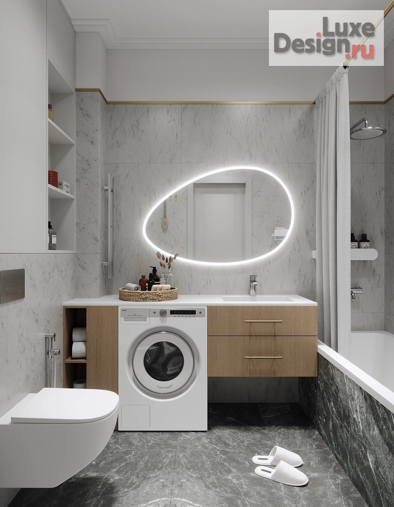 Дизайн интерьера двухкомнатной квартиры "Квартира в ЖК WOW, г. Москва " (фото 24)