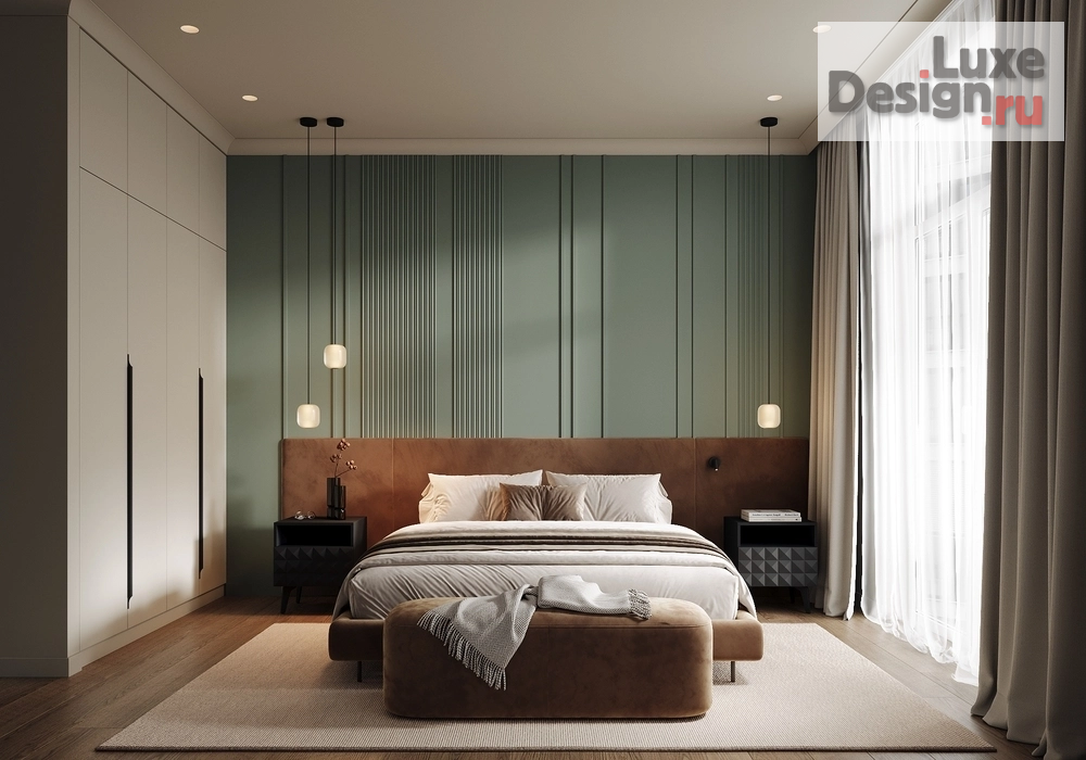 Дизайн интерьера однокомнатной квартиры "ЖК ID Park Pobedy, 43 м" (фото 1)