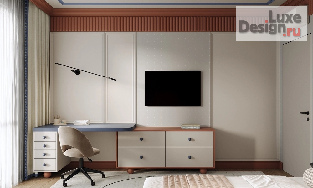 Дизайн интерьера трехкомнатной квартиры "ЖК Приморский Квартал, г. Санкт-Петербург" (фото 26)