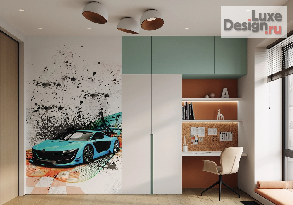 Дизайн интерьера трехкомнатной квартиры "ЖК Wellton Towers, г. Москва" (фото 33)