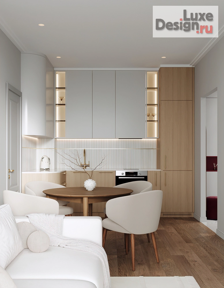 Дизайн интерьера двухкомнатной квартиры "Квартира в ЖК WOW, г. Москва " (фото 4)