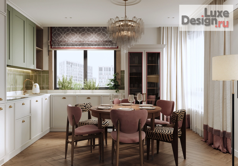 Дизайн интерьера трехкомнатной квартиры "Квартира в Москве " (фото 1)