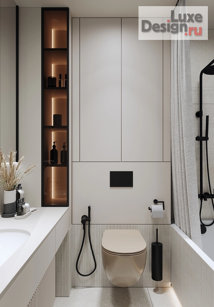 Дизайн интерьера трехкомнатной квартиры "ЖК Приморский Квартал, г. Санкт-Петербург" (фото 33)